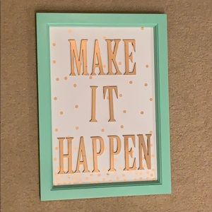 Make It Happen wall art from Francescas